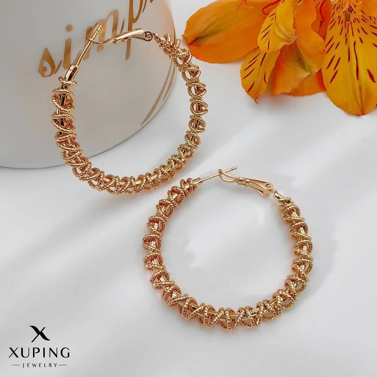 ❤️ حلقه درشت با تزئین تراش 😍✨
