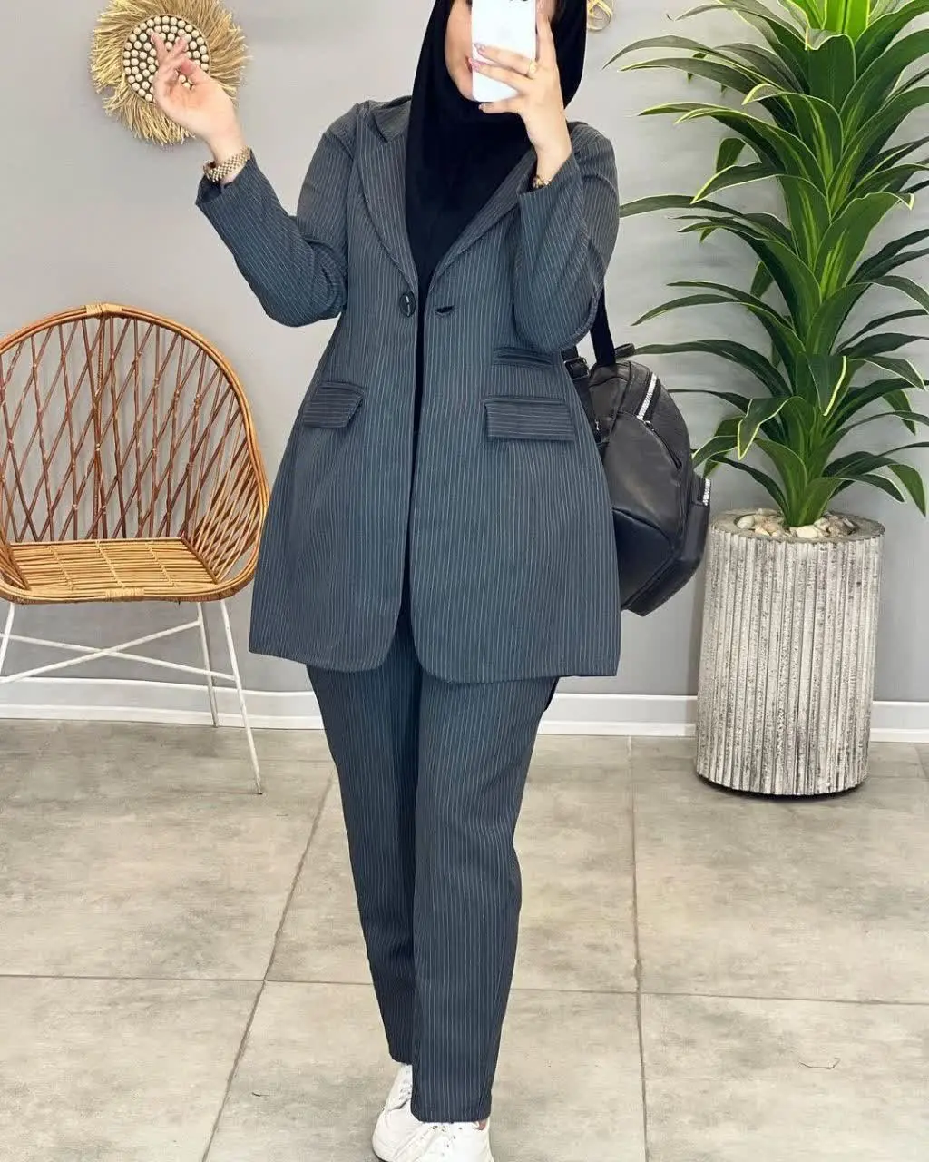 نام: کت شلوار اداری تک دکمه
