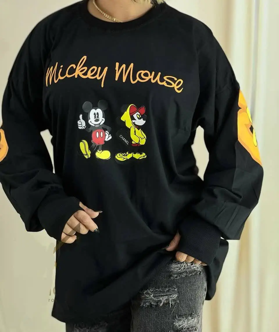 👚 بلوز لانگ فینگیری میکی آتش 👚