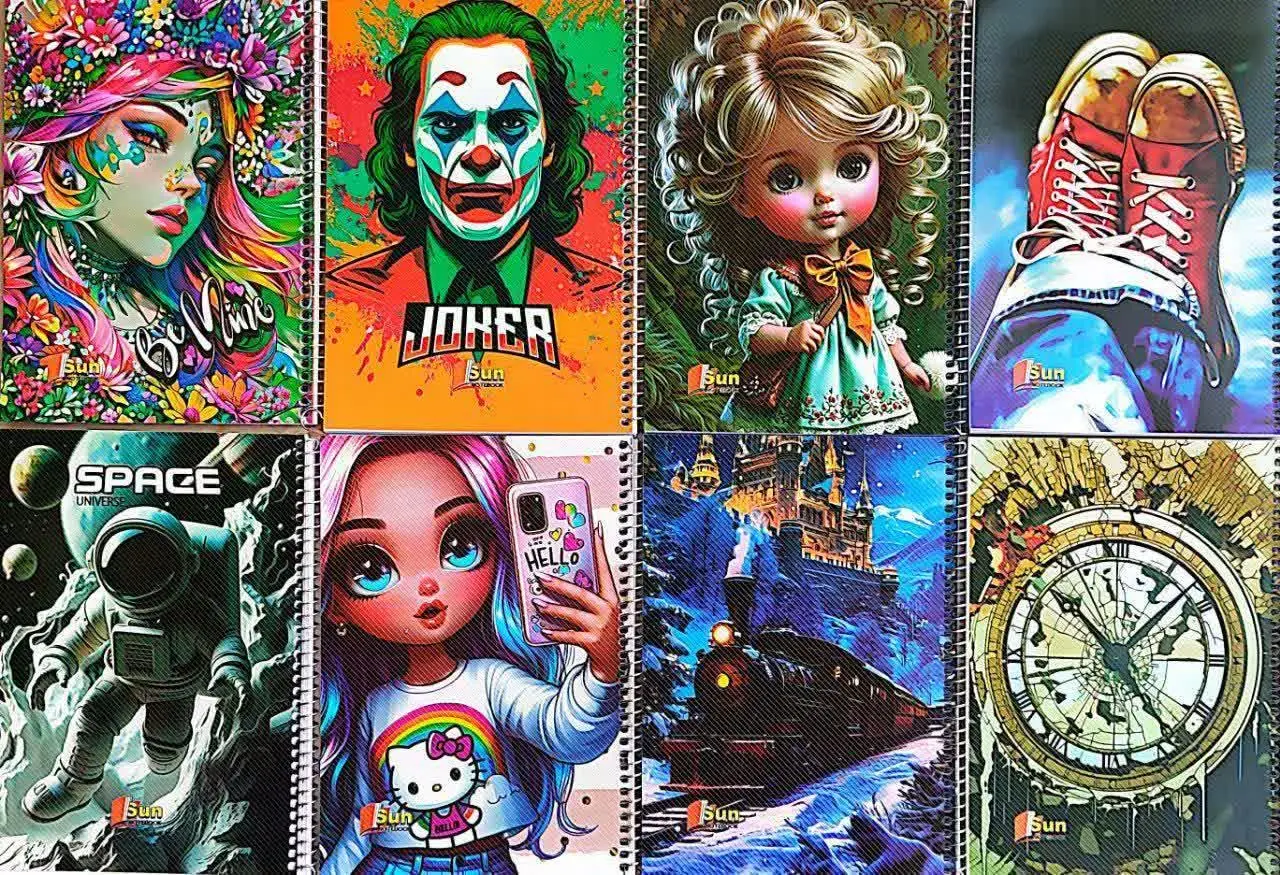 دفتر ۵۰ برگ دو خط طلقی کلاس...