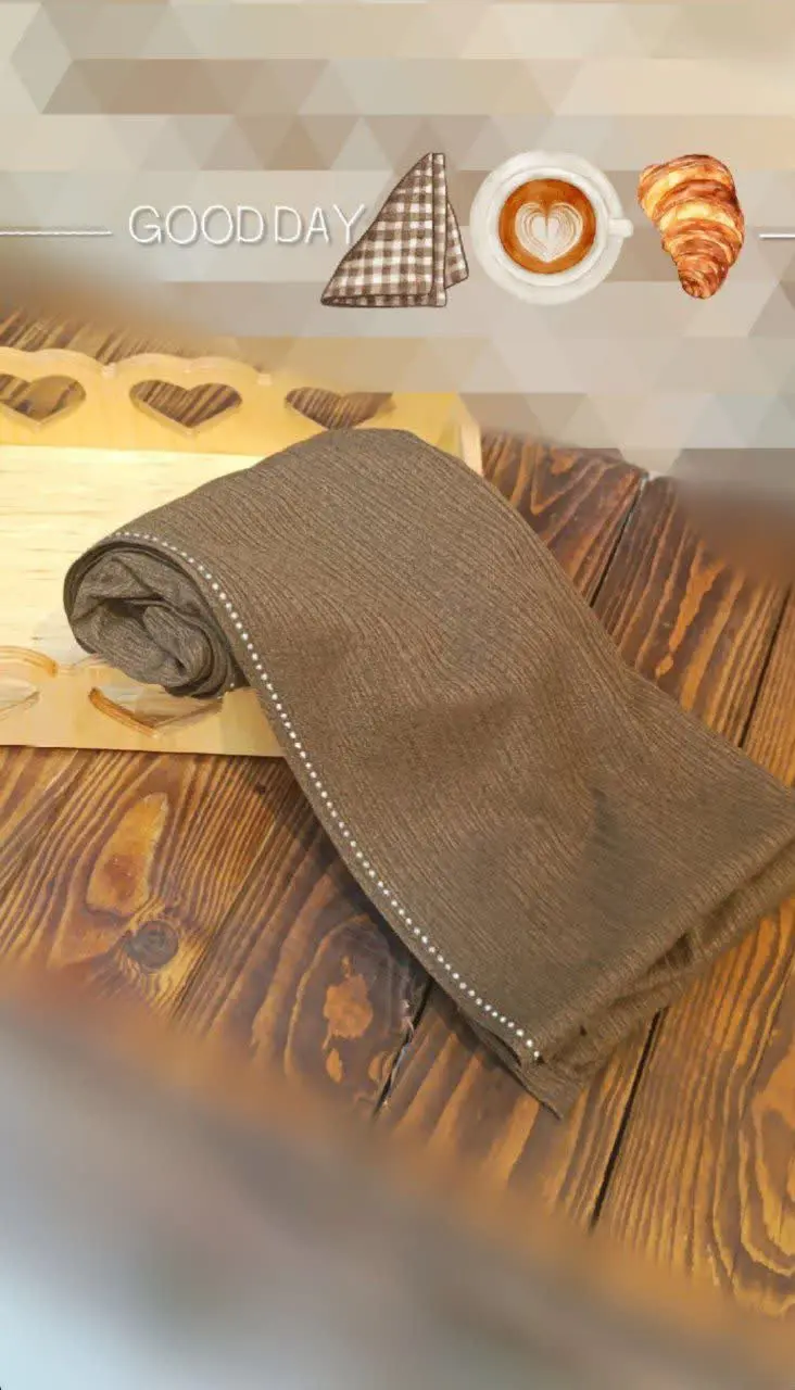 شال کشی رنگ شکلاتی🍫🌰