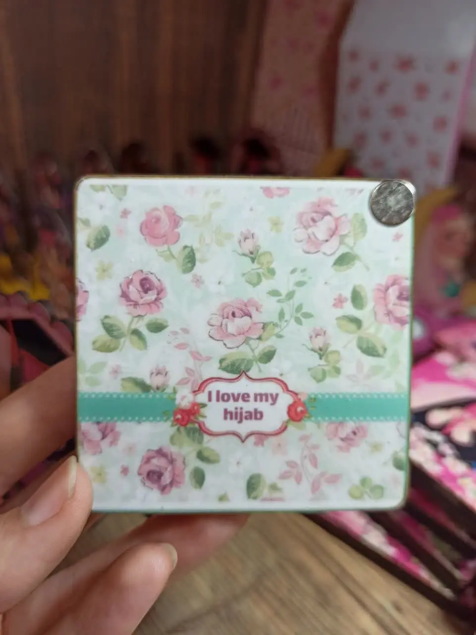 آینه چوبی کشویی
