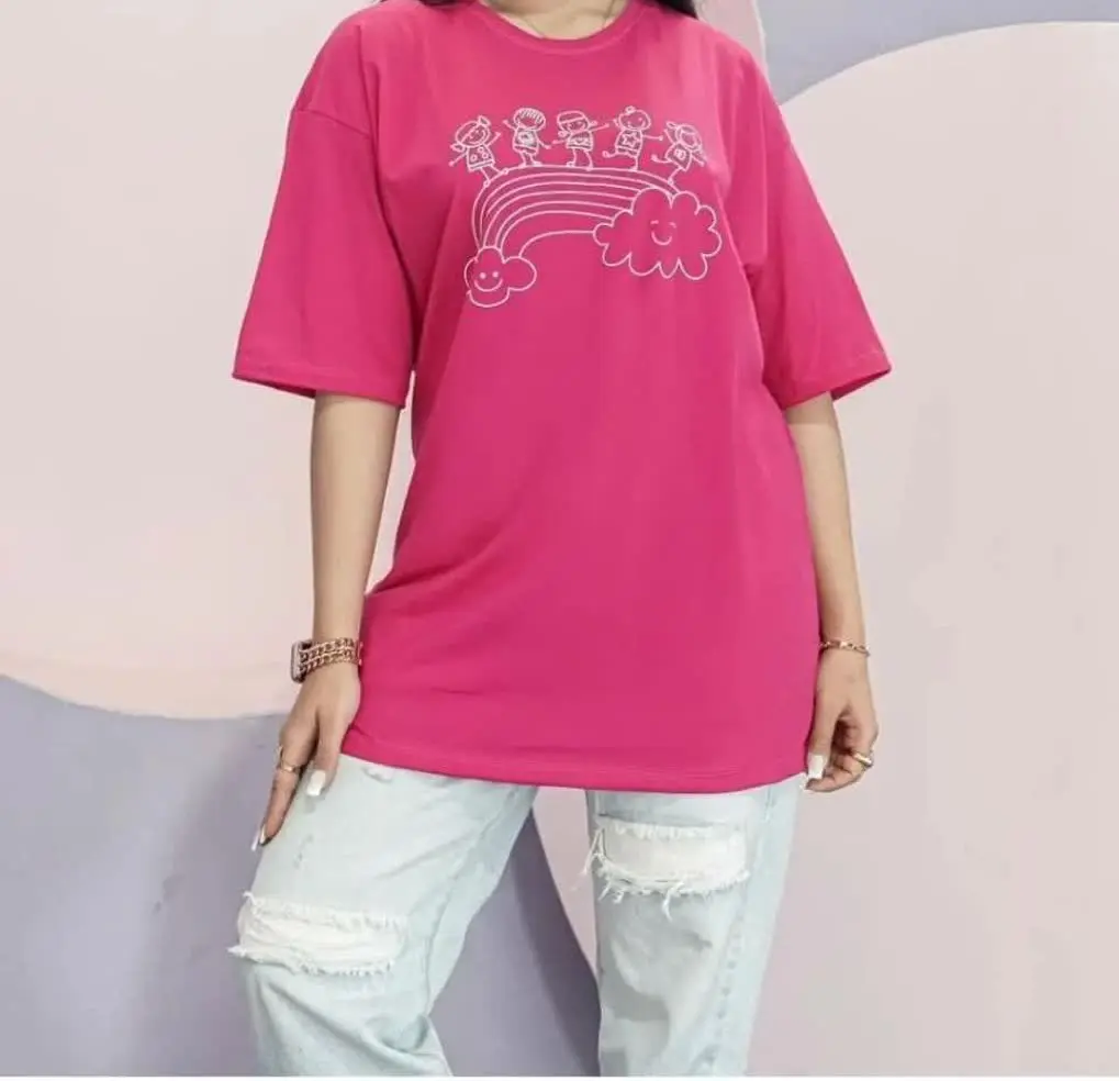 ‌🔴#تیشرت لانگ عروسک r
