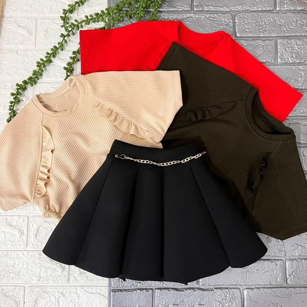 👚نام: کراپ دامن مجلسی
