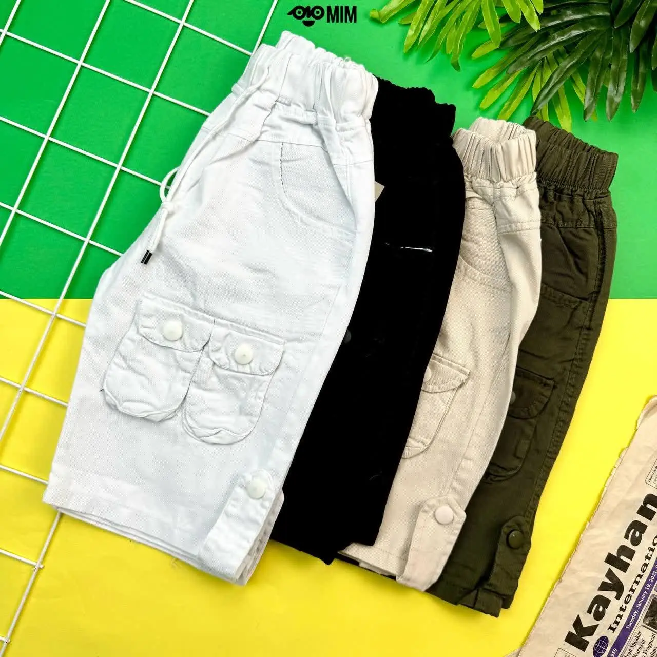 شلوارک کتان پسرانه😎🍃
