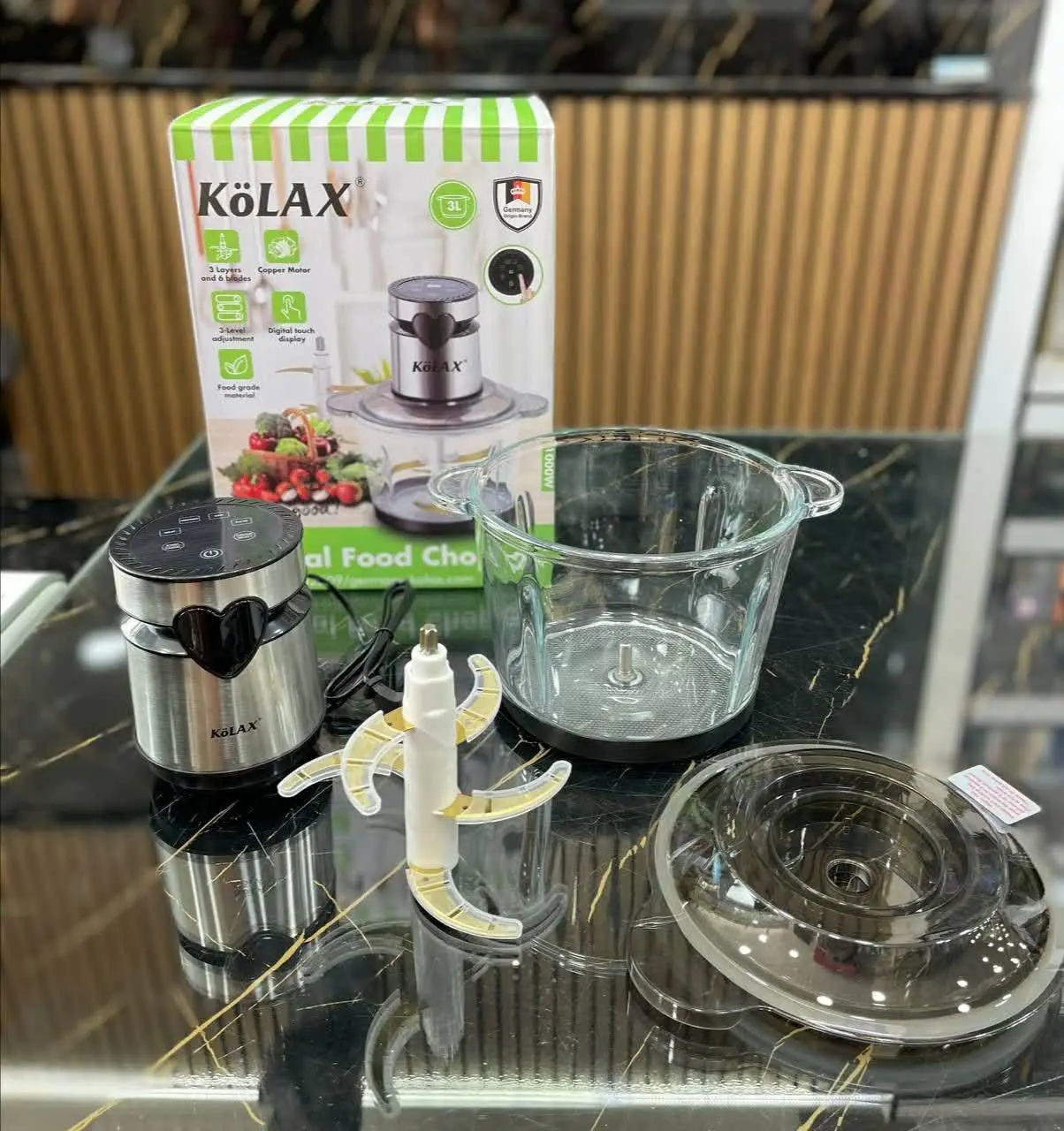 خردکن غذا ساز لمسی KOLAX💥