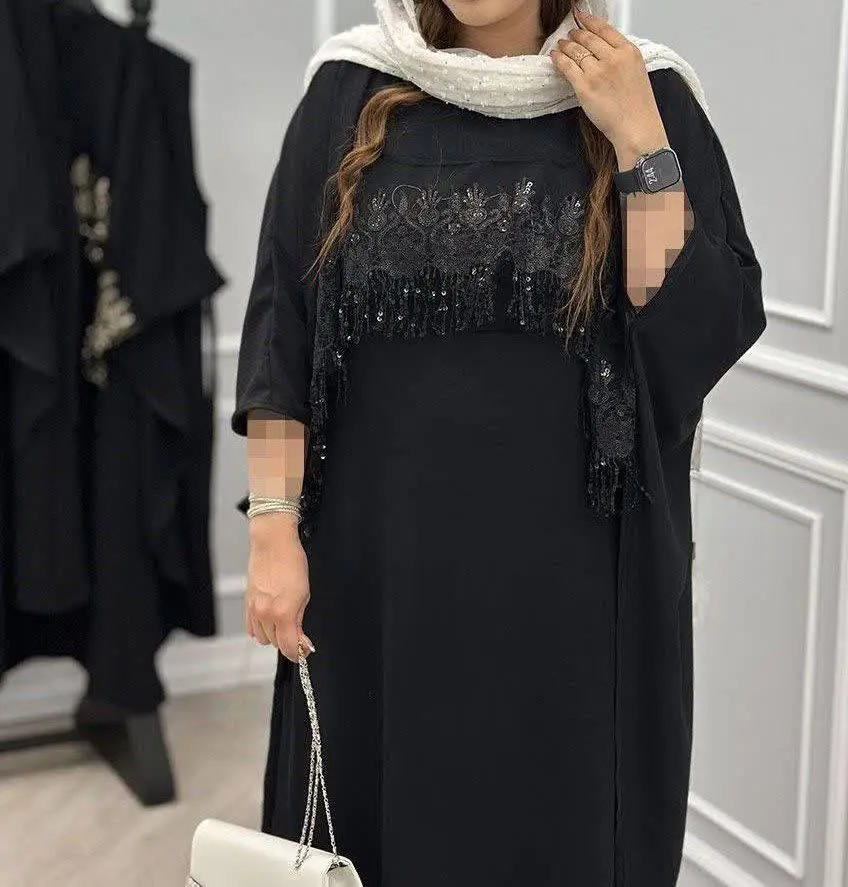 ✅️سارافون کمربند چسبیده دارد