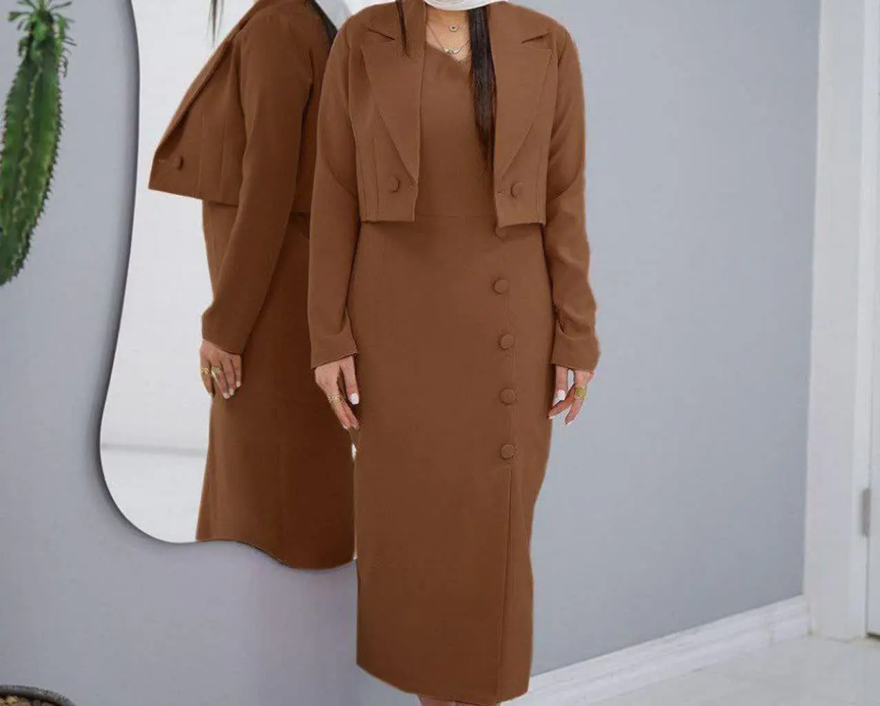 👚نام: کت و سارافون مزونی یاسمن
