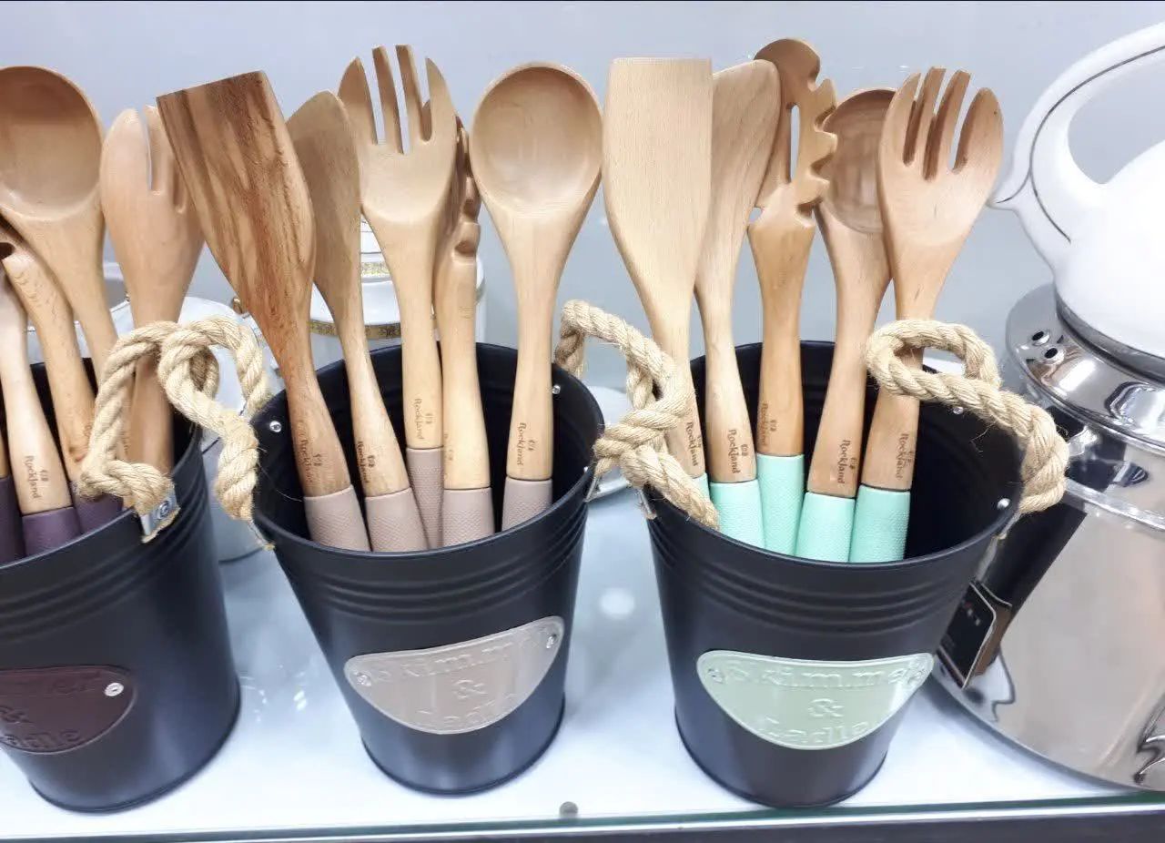 📌ست کفگیر ملاقه راکلند سطلی😍👆
