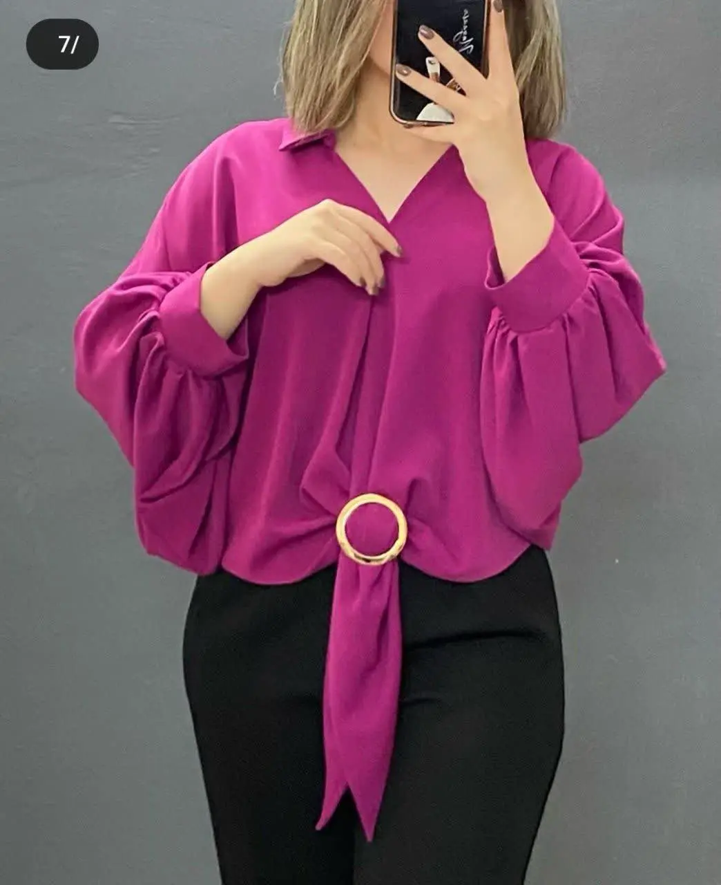 💞شومیز حلقه دار شیک و خاص💞
