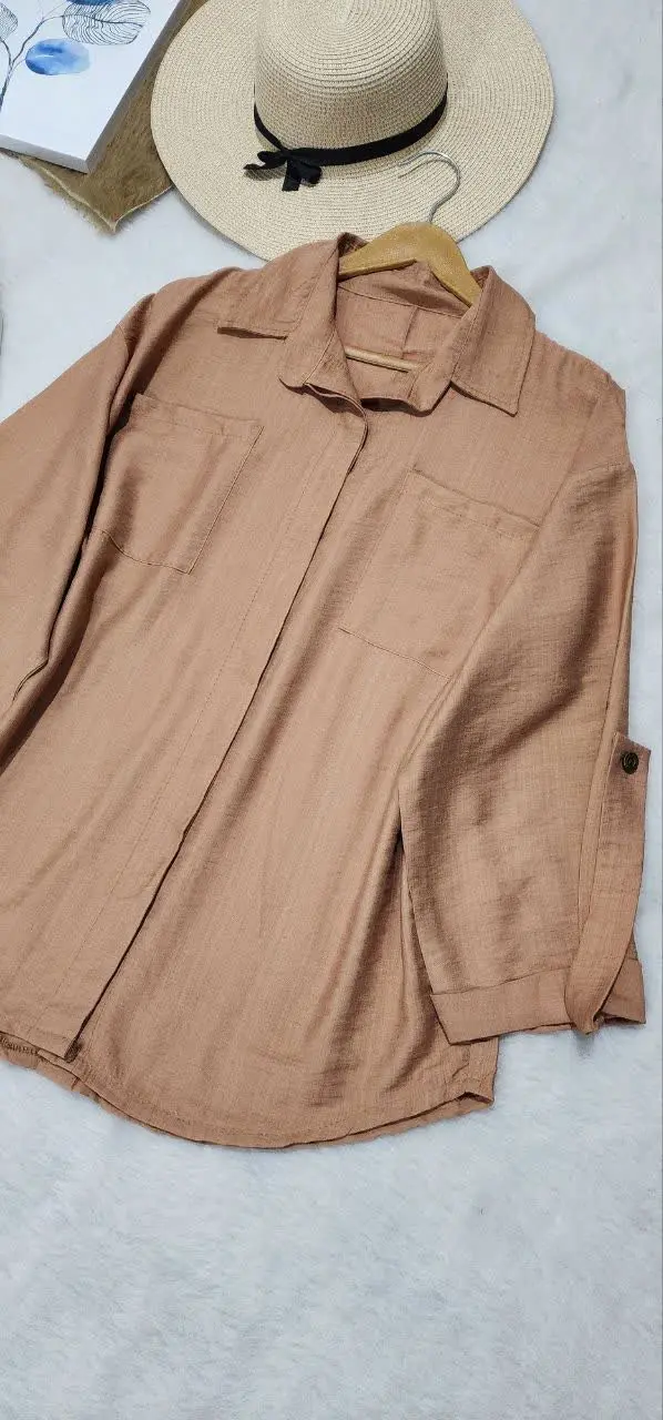 نام: شومیز مانتویی پشت دکمه رامونا😍
