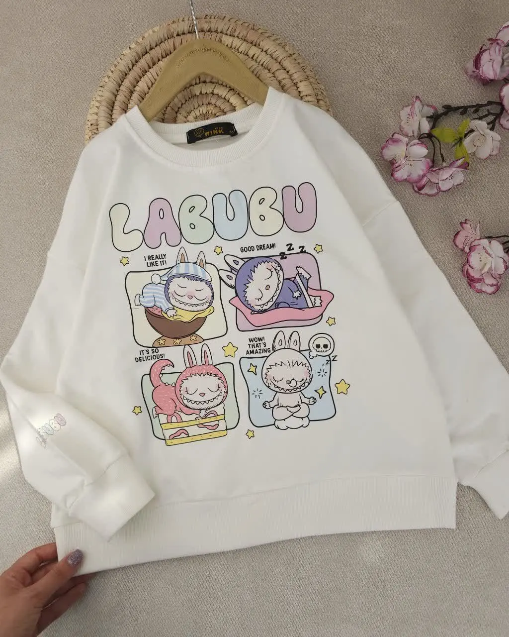 بلوز تک دخترانه LABUBU