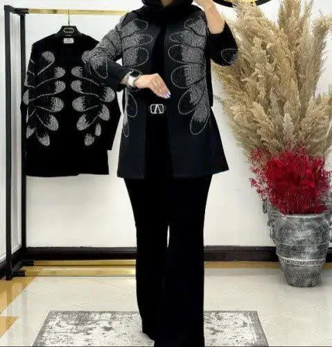 ☘️ست کت و شلوار مدل گلبرگ☘️
