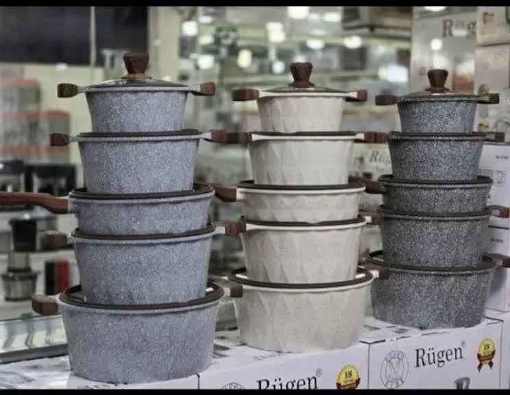 سرویس قابلمه ۱۰ پارچه نانو گرانیت rogen😍😍
