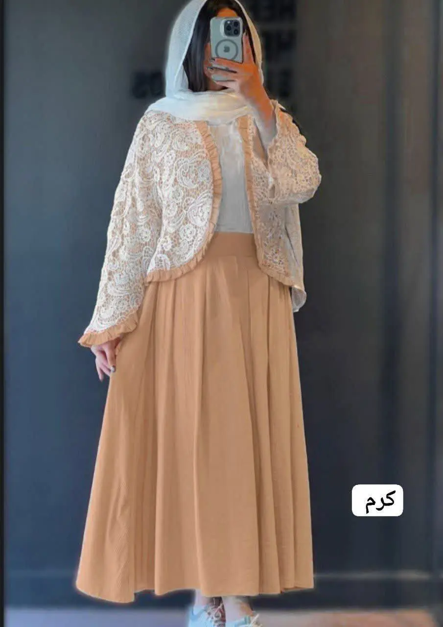 👚 نام: ست کت دامن افسون ✔️
