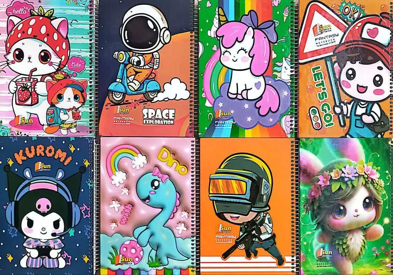 🔹دفتر ۱۰۰ برگ جلد سخت تک سی...