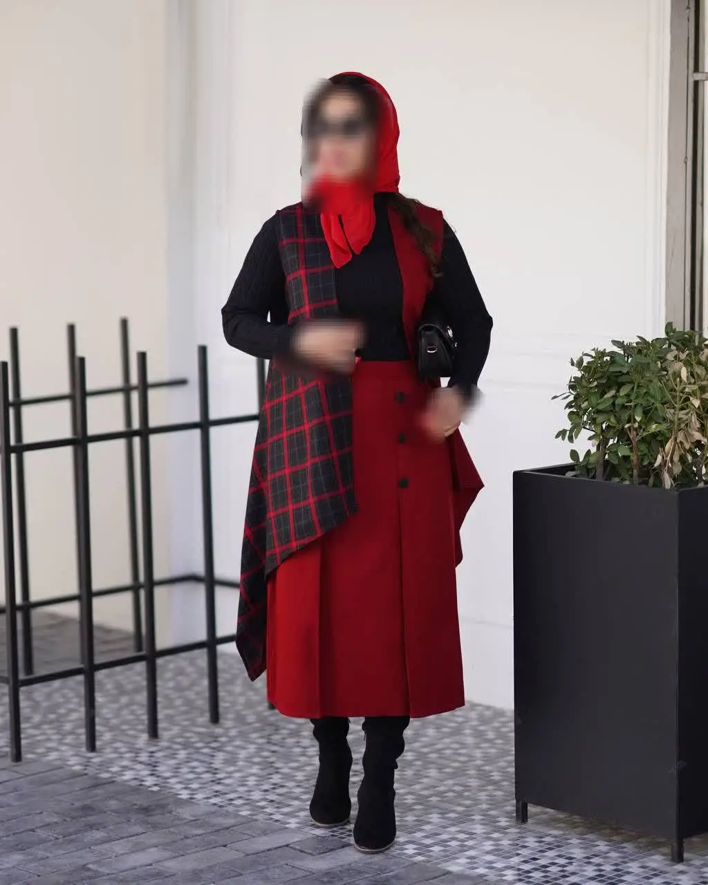 ⚜ ست ٢تکه یلدا سارافن دامن فری‌سایز
