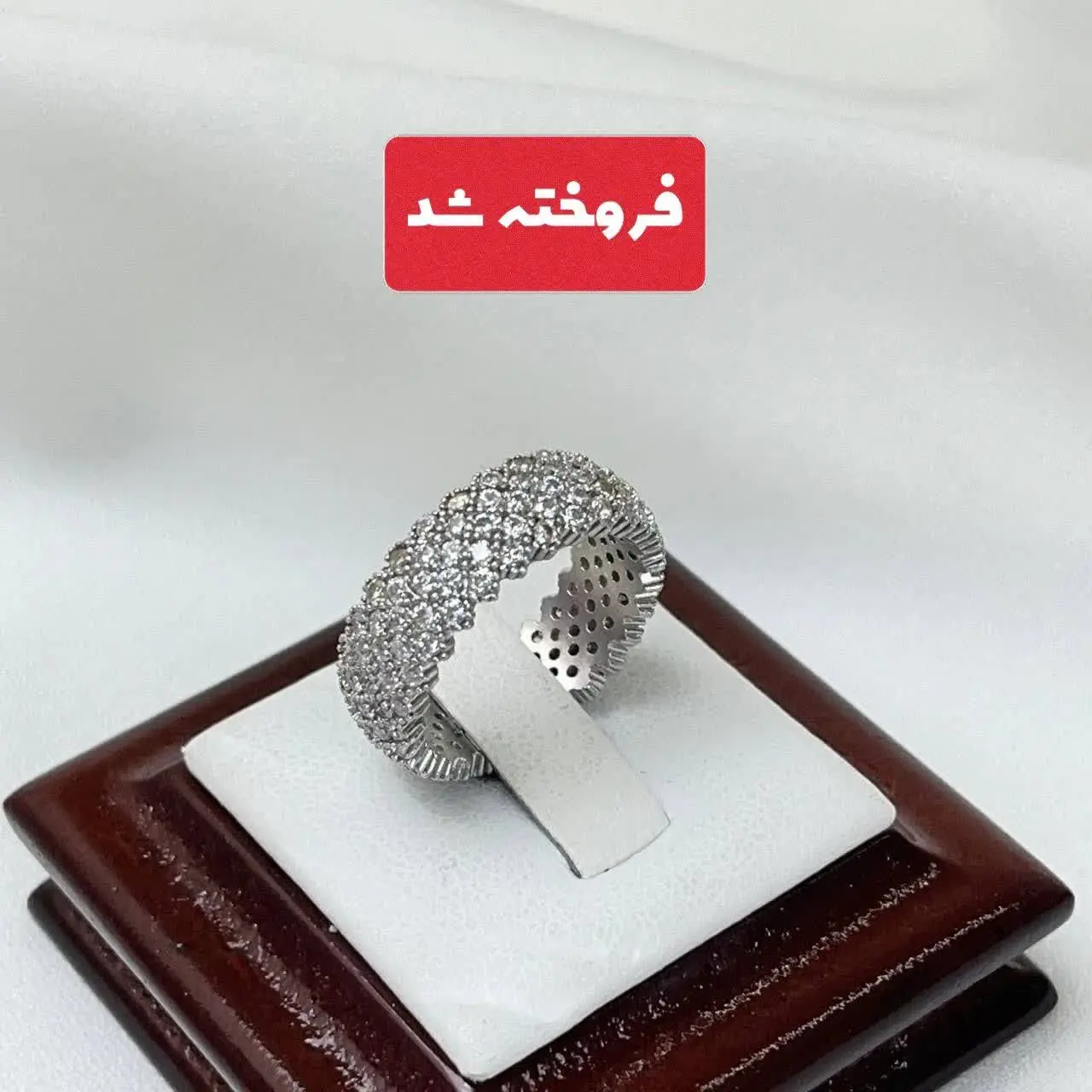 انگشتر نقره زنانه جواهری💛