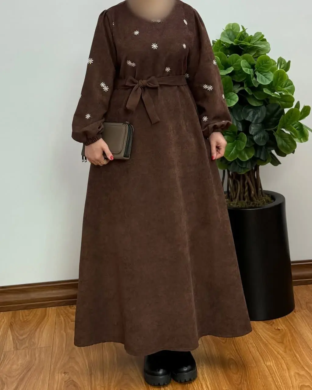 ✅پیراهن مخمل کبریتی بهدخت