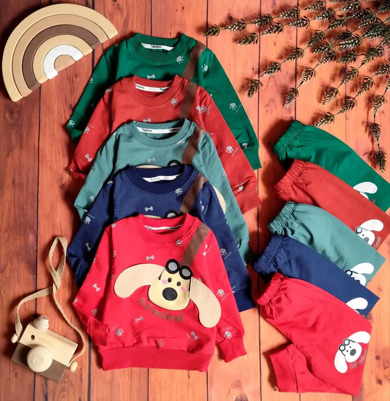 😍ست بلوز و شلوار گوش دراز،...