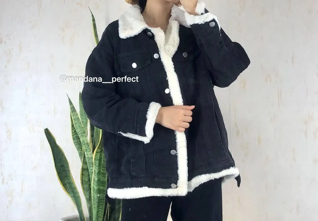 💞کت جین تو خز شیک و پرفروش 💞
