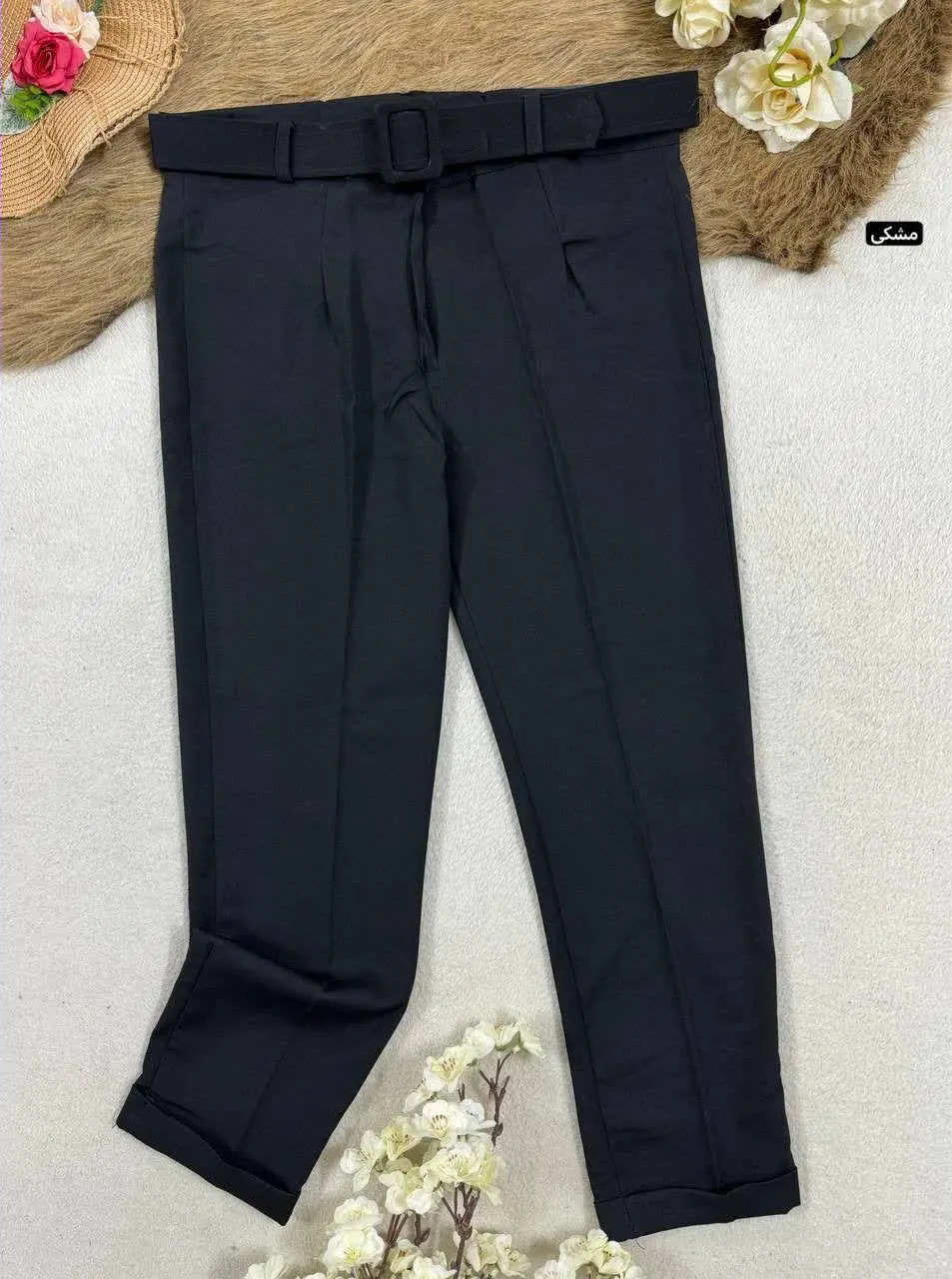 💫نام: شلوار مازراتی کمربنددار😍
