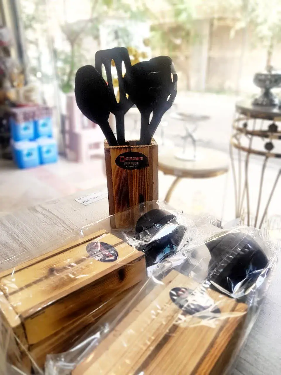 🌟ست کفگیر وملاقه نسوز