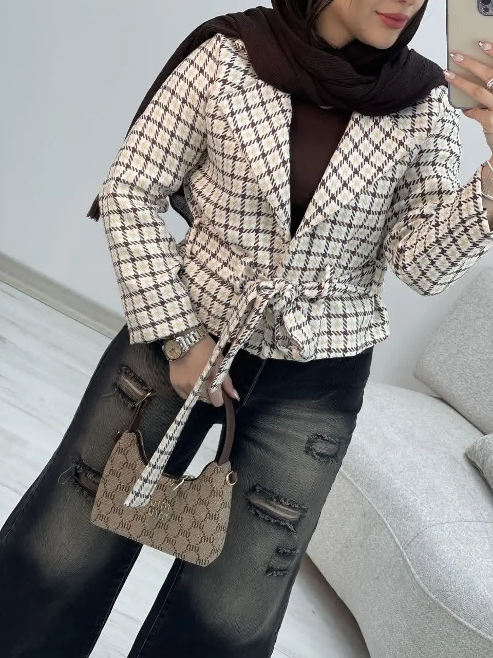 🛍نام: کراپ کت نیلوفر🍂