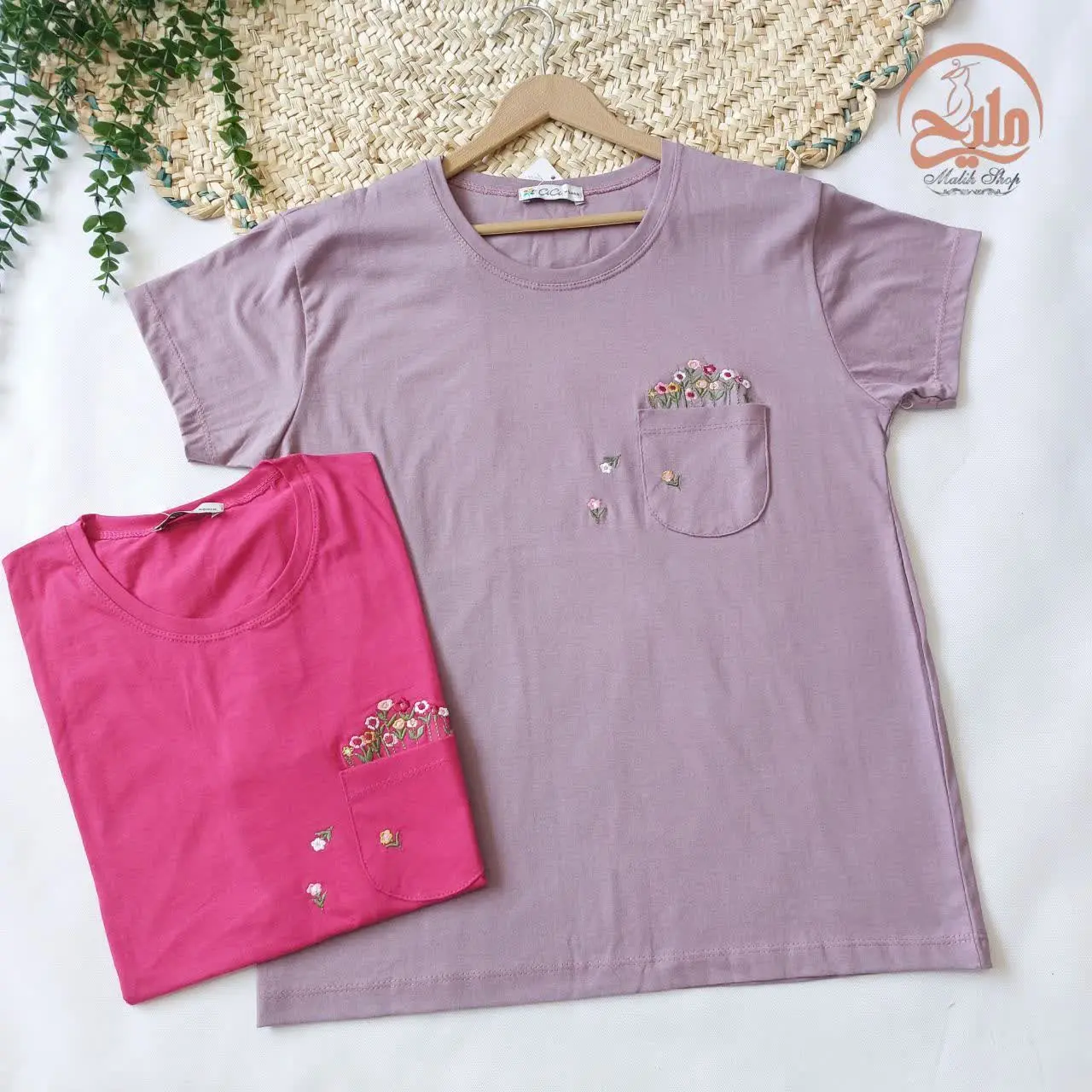 تیشرت جیب گلدوزی فقط یدونه...