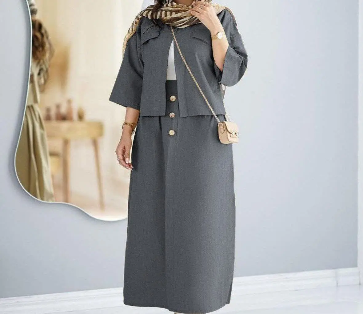 🖋نام: کت دامن نیسل
