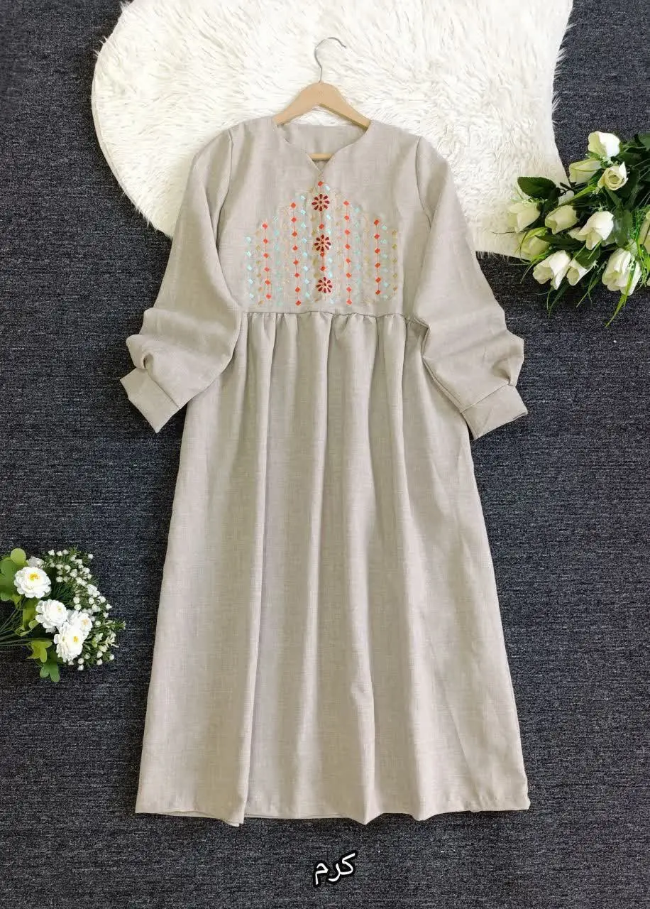 پیراهن گلدوزی