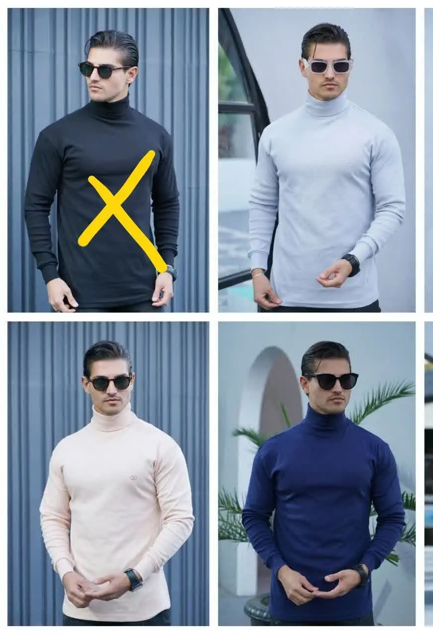 بلوز مردونه یقه اسکی اوردیم