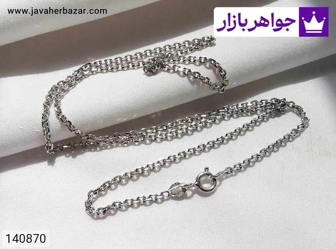زنجیر نقره ۴۵ سانتی دیپلمات...