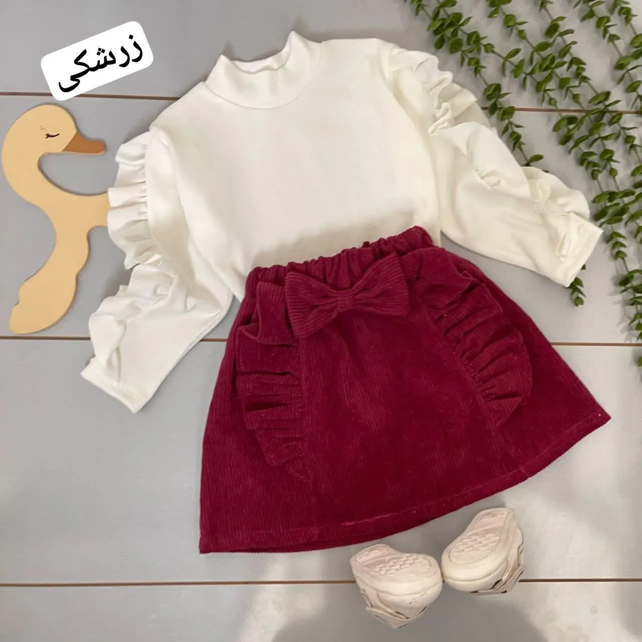 ست بلوز دامن پاپیون ❤️
