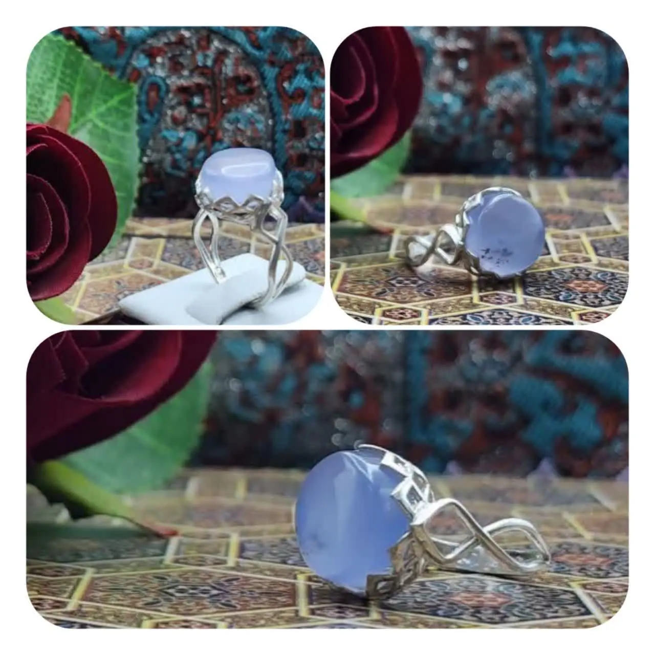 #انگشتر_عقیق_کبود
