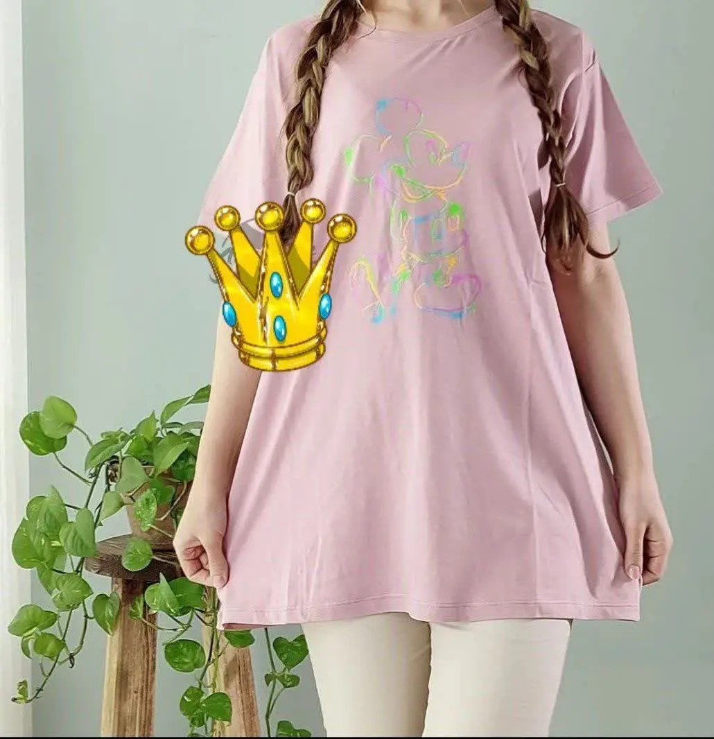 تیشرت لش میکی ابرنگی کد ۳۹۰۶
