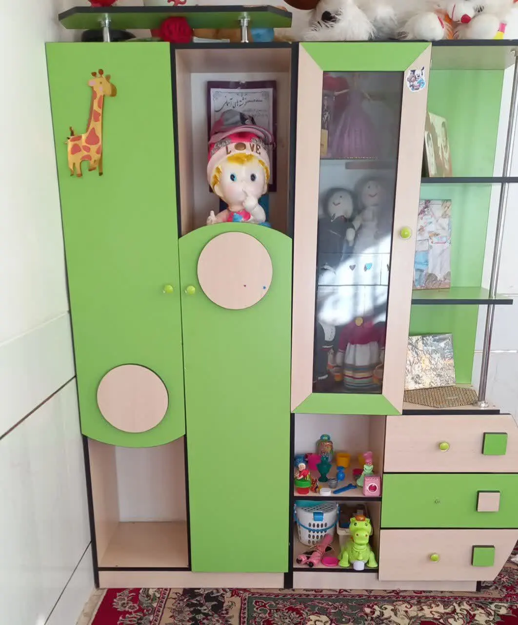 کمد بچه سالم وتمیز دوتیکه ق...