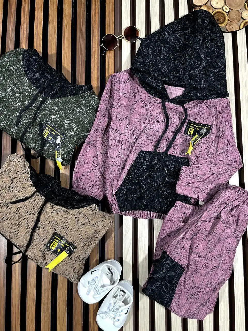 لباس بچه گانه هودی شلوار جل...