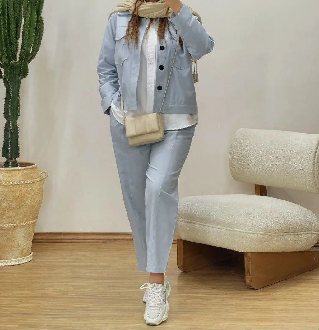 ❣نام: ست سانسوریا (کت و شلوار) 
