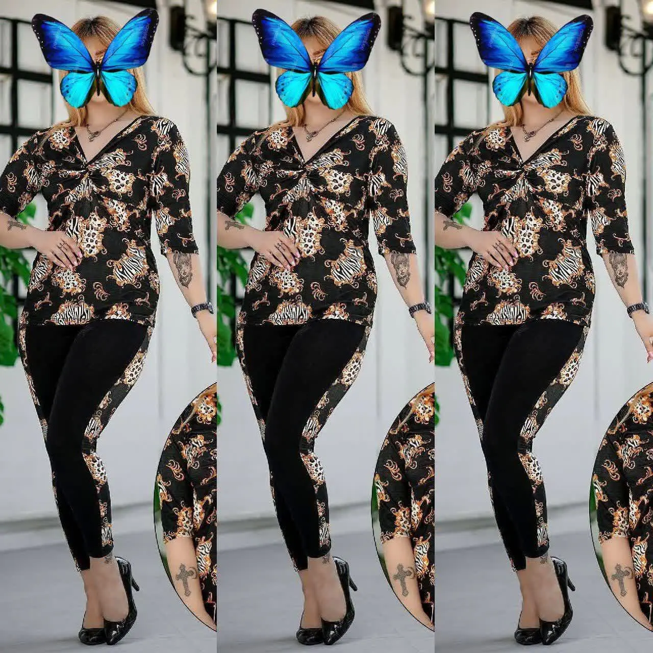 نام: بلوز شلوار پرطرفدار گره‌ای جدید
