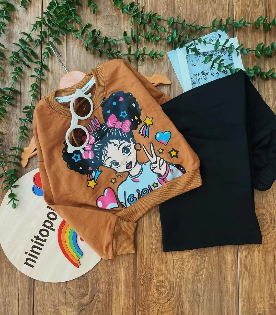 مدل شلوار بگ‌ تکرنک مشکی 
