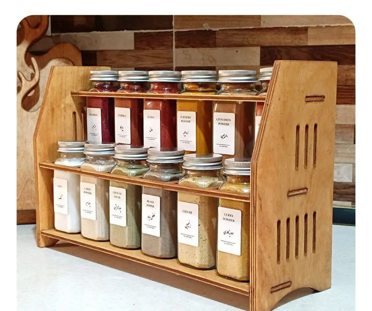 جا ادویه دو طبقه ۱۲ عددی
