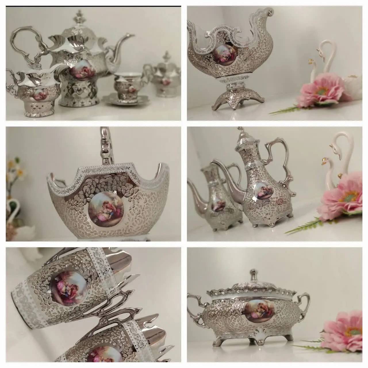 سرویس نقره کوب ۷ تیکه