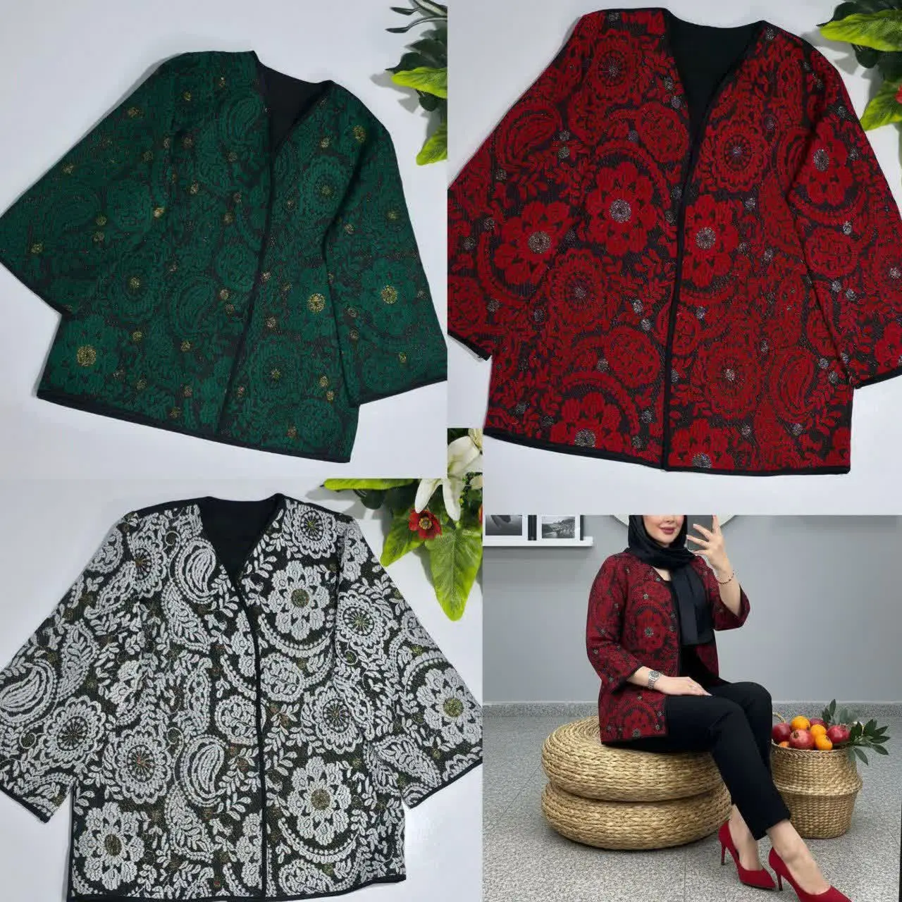 نام: کت یلدایی سوزندوزی