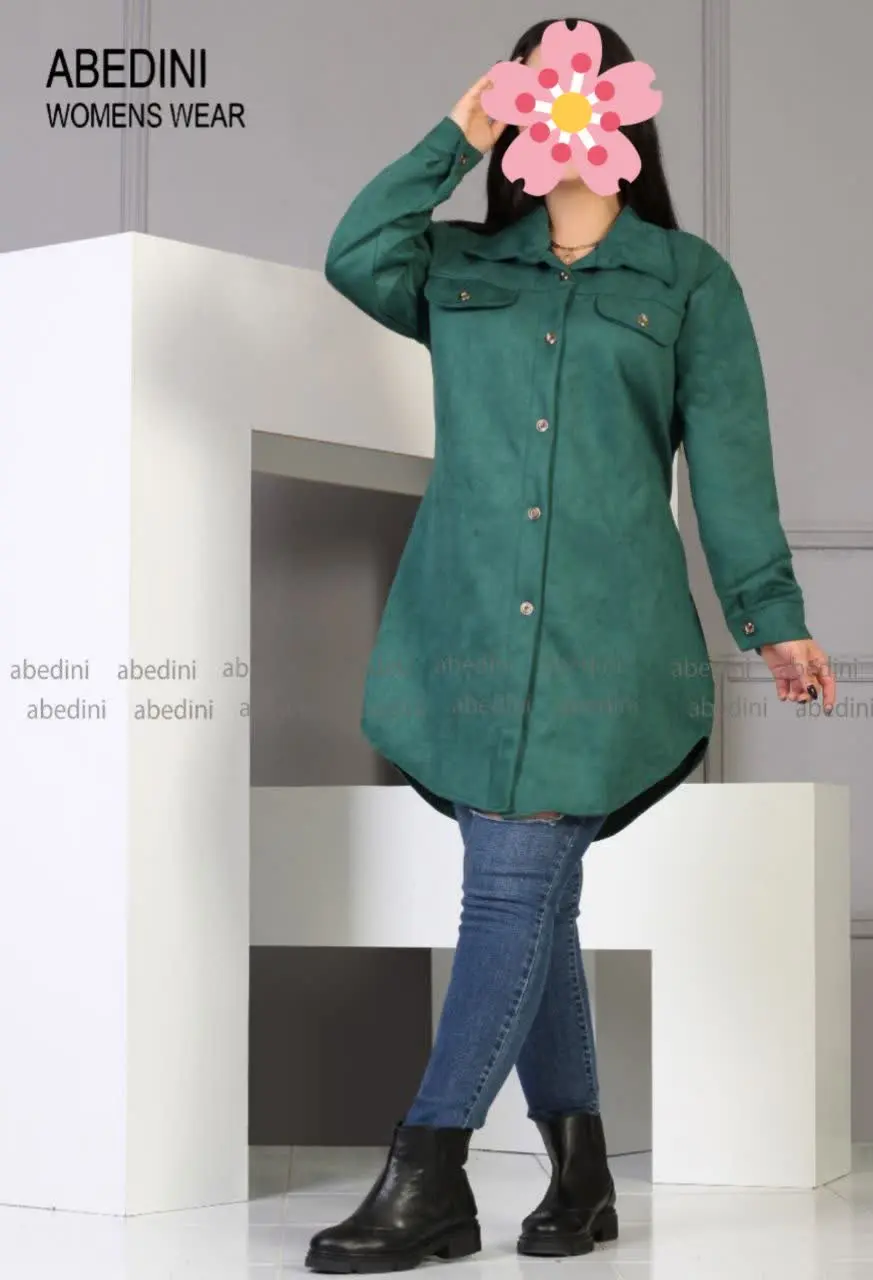 🎗#عنوان_ مانتو دکمه دار 
