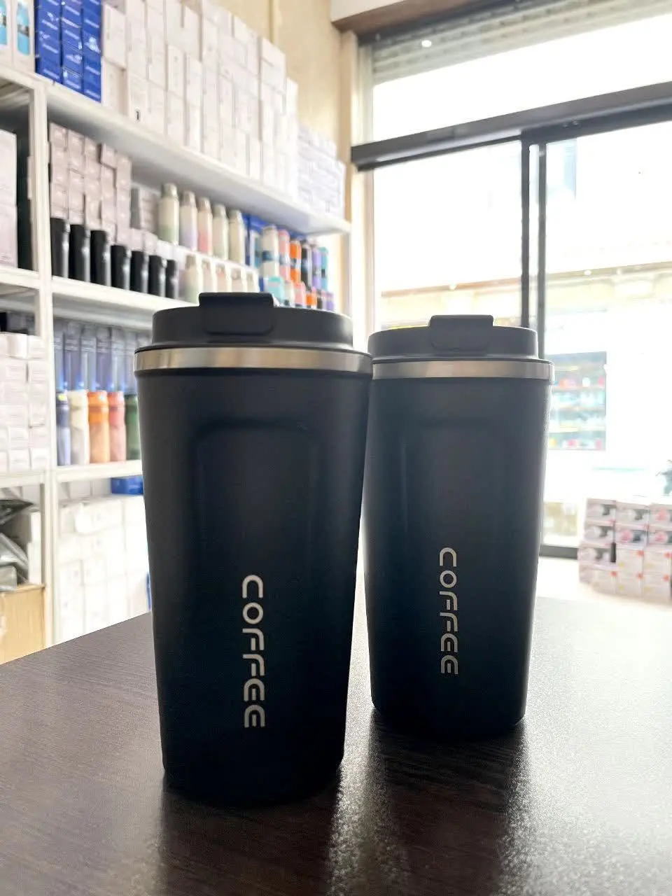 #تراول ماگ کافی لیزری جعبه مشکی
