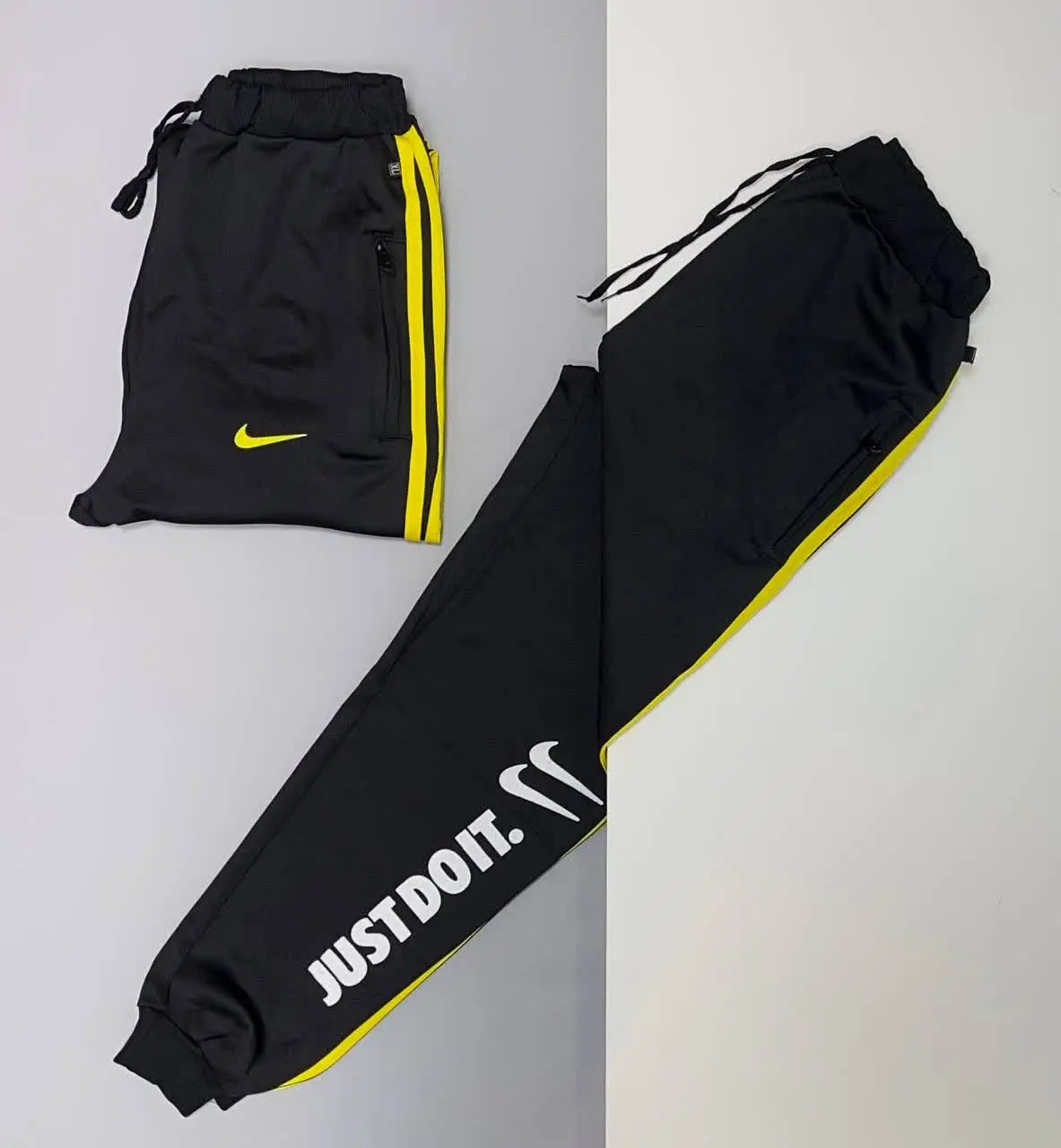 ❤️شلواراسلش مردانه نوار زرد
