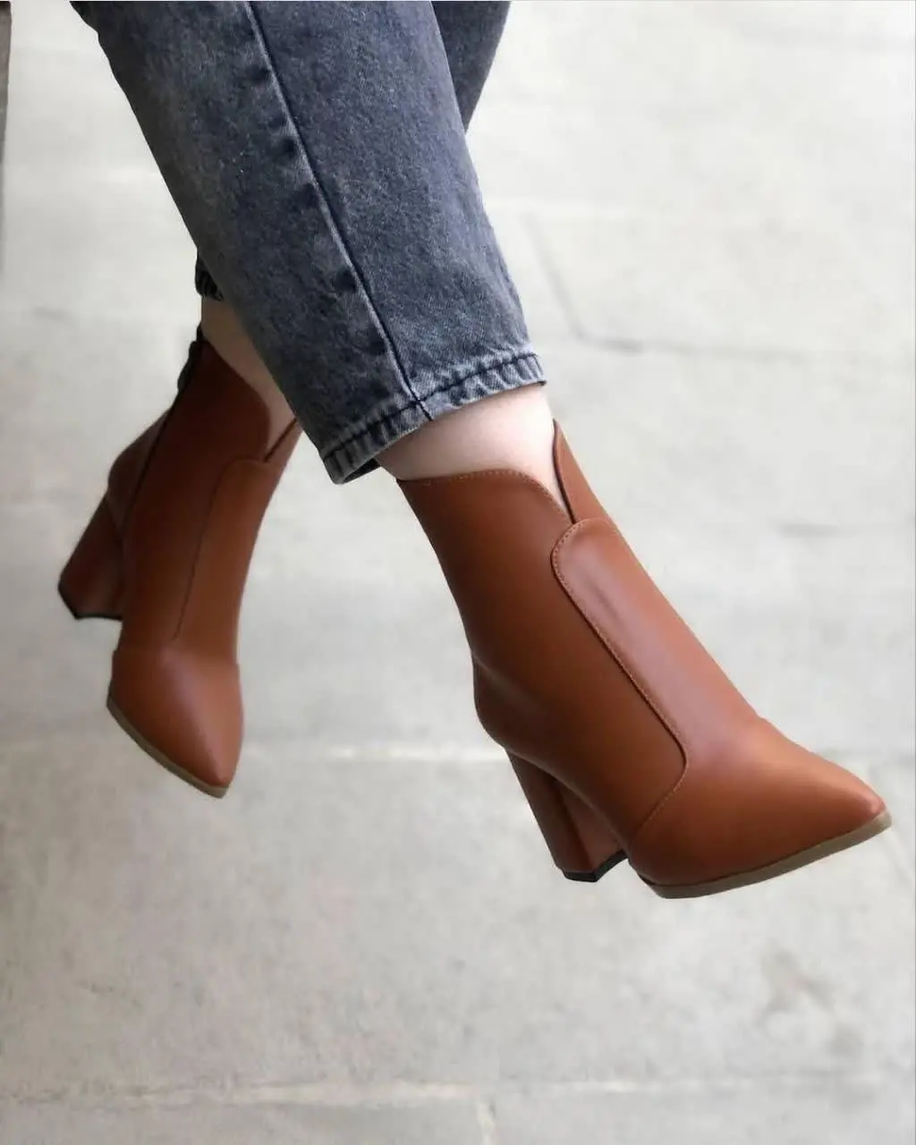 نیم بوت شیک پاشنه دار جدیدمون