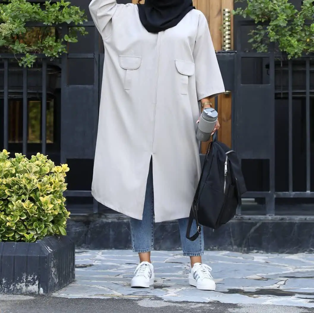 🪡 مدل: مانتو دانشجویی #پرنیان 
