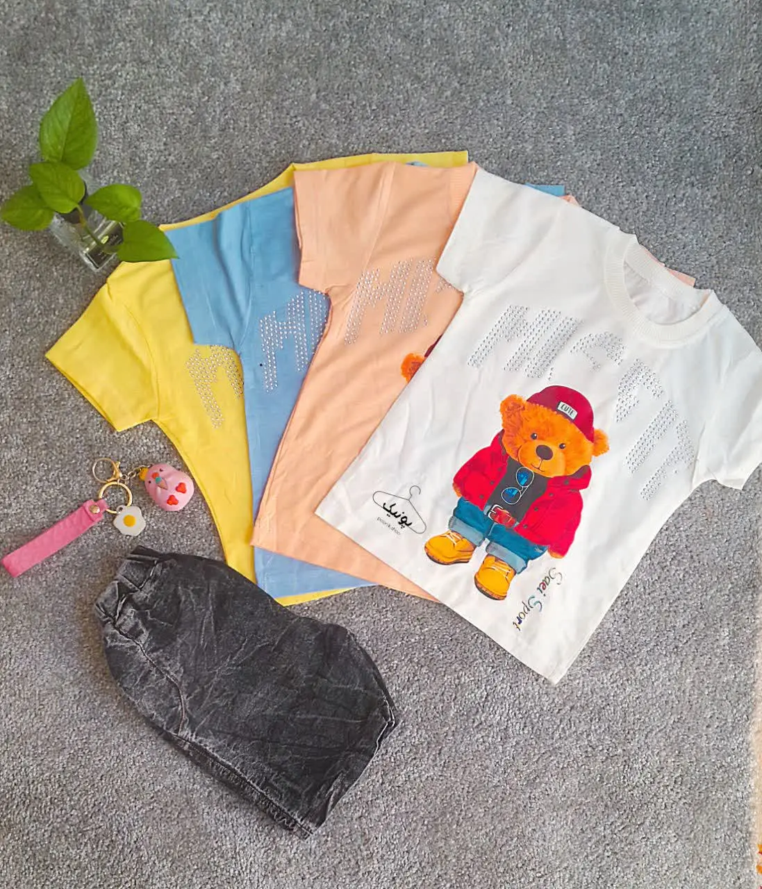 تیشرت و شلوارک خرسی 🤩🤩🤩
